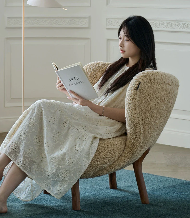 Franklin Chair - Beige - Image 3