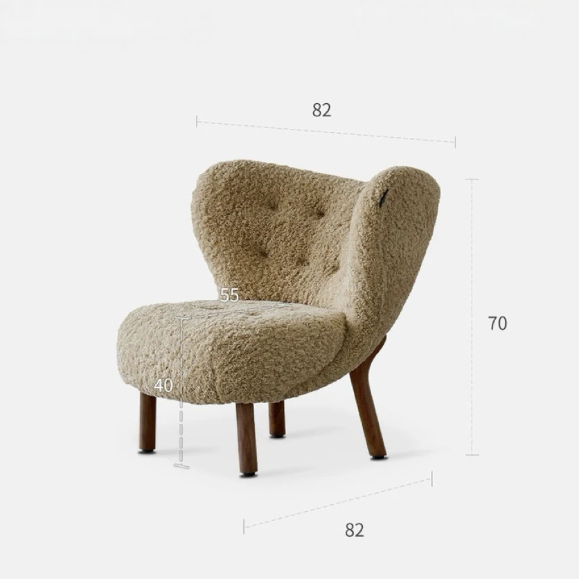 Franklin Chair - Beige - Image 7